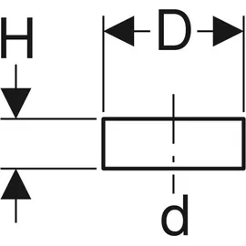 Geberit Pe Schutzkappe für Rohrende