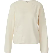 s.Oliver Pullover mit dekorativem Strickmuster Beige 36