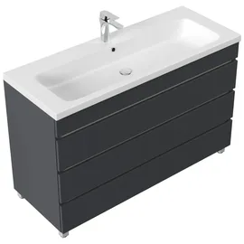 Posseik Waschbecken mit Unterschrank FELLINI 120 grafit 120,0 x 46,0 x 83,5 cm