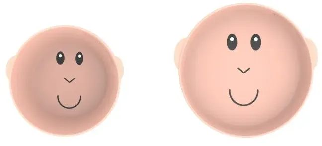 Matchstick Monkey Monkey Plate & Bowl Geschirrset für Kinder Dusty Pink 1 St.