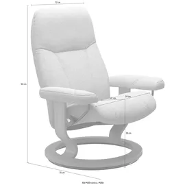 Stressless Stressless® Relaxsessel »Consul«, mit Classic Base, Größe S, Gestell Eiche gelb