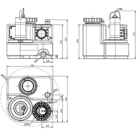 WILO Drainlift Sani-s.11t/1, 400V,