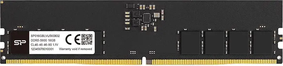 Silicon Power 32GB DDR5 5600MT/s CL46 DIMM RAM Memory SP032GBLVU560F02