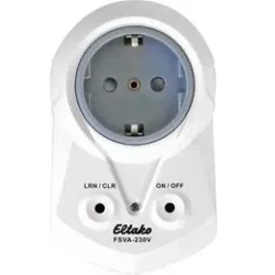 Eltako 30100003 Funkaktor Steckdosen-Schaltaktor mit Strommessung, 1 Schließer 10A FSVA-230V-10A
