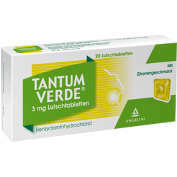 Tantum Verde 3 mg Lutschtabl.m.Zitronengeschmack 20 St