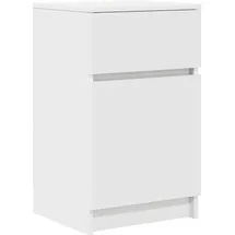 vidaXL Nachtschrank 39 x 35 x 65 cm Weiß