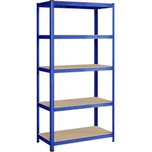 Songmics Lagerregal 50 cm x 100 cm x 200 cm Blau