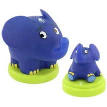 Ansmann LED Sternenlicht Projektor & Nachtlicht Elefant, mit Musik & Farbspiel