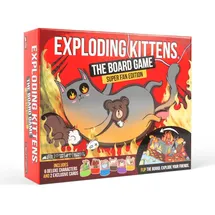 Exploding Kittens Exploding Kittens: Board Game - The Superfan Edition - The First Exploding Kittens Board Game - Action Packed Party Game - 2-6 Players Aged 7+ - Great for Adults, Teens, Collectors, Kids