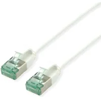 Roline RM U/FTP DataCenter Patchkabel Kat.6A (Class EA), Slim, weiß, 0,3 m