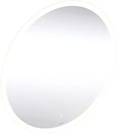 Geberit Option Round Lichtspiegel 502797001 60 cm,  direkte/indirekte LED-Beleuchtung, Touch-Sensor, Orientierungslicht