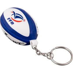 Schlüsselanhänger Rugbyball Aus Schaumstoff Gilbert Frankreich WEISS|BLAU No Size