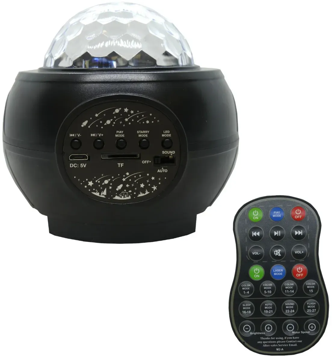 Starry Projektor Galaxie Bluetooth Lautsprecher Nachtlicht Atmospähre Fernbed...