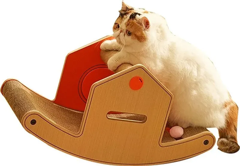 Coneko Schaukelhaus Katzenkratzbrett
