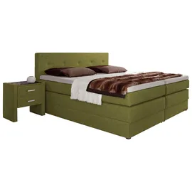 HAPO Boxspringbett 200 x 200 cm Grün
