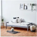 Home Affaire Kinderbett ECO One 70 x 160 cm Kiefer massiv grau