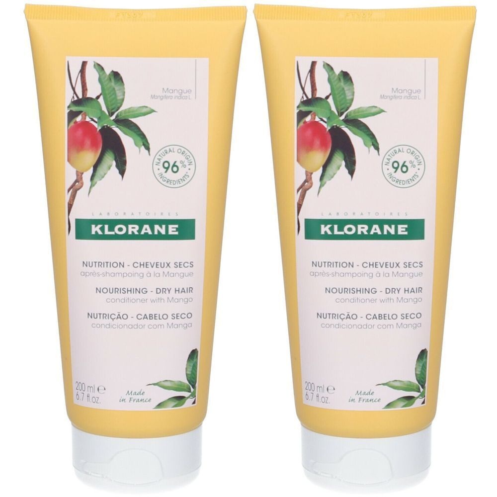 KLORANE Après-shampoing à la Mangue 2x200 ml après-shampooing(s)