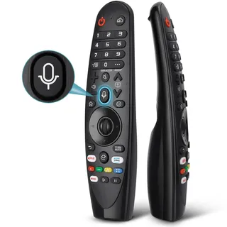 Voice Magic Fernbedienung für LG Fernseher UHD OLED QNED NanoCell 8K 4K Smart TVs, Magic Remote Ersatz für Original AKB75855501 AN-MR20GA MR21GA MR22GA MR19BA MR18BA, mit Pointer Funktion
