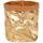Onvaya Aufbewahrungskorb Krempelbox 12 x 12 x 25 cm gold