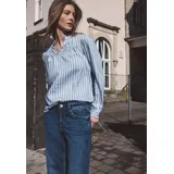 street one studio Langarmbluse blau 40