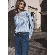 street one studio Langarmbluse blau 40