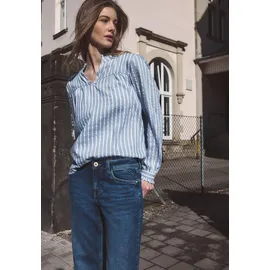 street one studio Langarmbluse blau 40