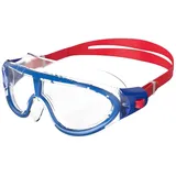 Speedo Unisex Kinder Biofuse Rift Mask Junior Schwimmbrille, Lavarot/Beautiful Blau/Transparent, Einheitsgröße