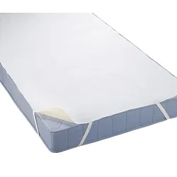 Matratzenauflage 90 x 200 cm Baumwolle Weiß