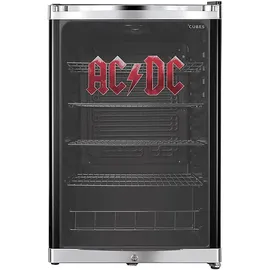 CUBES HC 203 E AC/DC Getränkekühlschrank (115 l, 845 mm hoch, Schwarz/Rot)