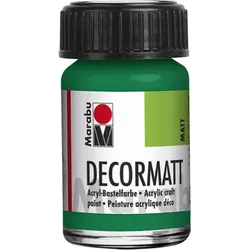 Marabu 140139067 Marabu Decormatt Acryl Saftgrün 067, 15 ml