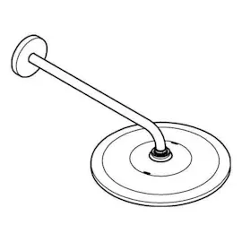 Grohe Rainshower 310 Mono chr, Br.Arm 42,2cm, o. Durchflussbeg.