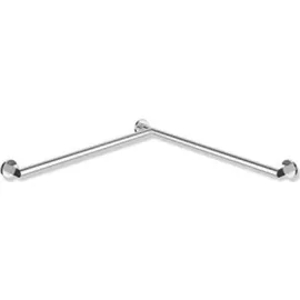Hewi System 900 Duschhandlauf Edelstahl verchromt 965 x 965 mm links