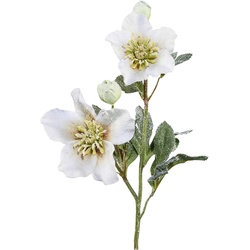 Kunstpflanze Christrose in Weiß ca. 50cm