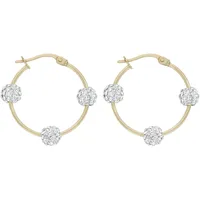 VIVANCE Creolen VIVANCE Kristall gelbgold 375