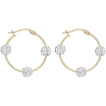 VIVANCE Creolen VIVANCE Kristall gelbgold 375