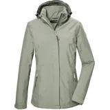 KILLTEC Damen Funktionsjacke/Regenjacke mit abzippbarer Kapuze KOS 26 WMN JCKT, helles salbei, 38,