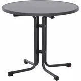Siena Garden Paco Klapptisch Ø 80 cm matt-anthrazit