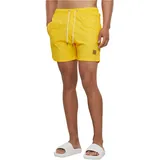 URBAN CLASSICS Badeshorts Block Swim Shorts Chrome Yellow M