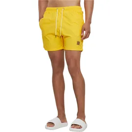 URBAN CLASSICS Badeshorts Block Swim Shorts Chrome Yellow M
