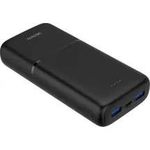 deltaco PB-C1008 Powerbank | 2x USB-A + 1x USB-C PD | Black - 20000 mAh,