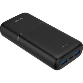 deltaco PB-C1008 Powerbank | 2x USB-A + 1x USB-C PD | Black - 20000 mAh,