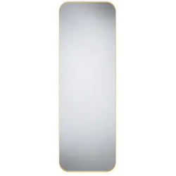 Wandspiegel Flurspiegel Ganzkörperspiegel Spiegel Rahmen goldfarben H 150 cm