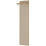 Möbel Kraft Garderobenpaneel ¦ creme ¦ Holzwerkstoff ¦ Maße (cm): B: 44 H: 183 T: 29.0