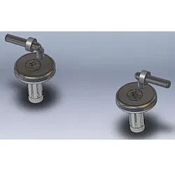 Hamberger Steckscharnier BVO-Spreizdübel D1302H Edelstahl, Drehpunkt
