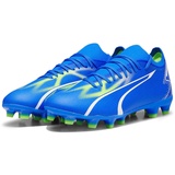 Puma Ultra Match FG/AG Fussballschuh, Blue White-PRO Green, 44.5