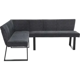 Jockenhöfer Gruppe Eckbank »Emporio«, links oder rechts montierbar, 200x154 cm, Taschenfederkernpolsterung grau