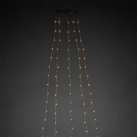 Konstsmide LED Baummantel Lichterkette 7,4 m Silber