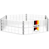 GARANTIA Hochbeet Wachstumsmodul L 90 x 25 x 90 cm Transparent