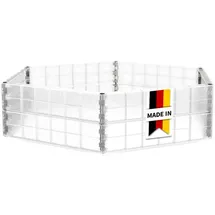 GARANTIA Hochbeet Wachstumsmodul L 90 x 25 x 90 cm Transparent