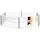 GARANTIA Hochbeet Wachstumsmodul L 90 x 25 x 90 cm Transparent